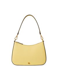 Lauren Ralph Lauren - LAUREN RALPH LAUREN Torebka 431883768056 Żółty. Kolor: żółty. Materiał: skórzane #4