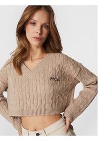 BDG Urban Outfitters Sweter 75438085 Beżowy Regular Fit. Kolor: beżowy. Materiał: syntetyk #3