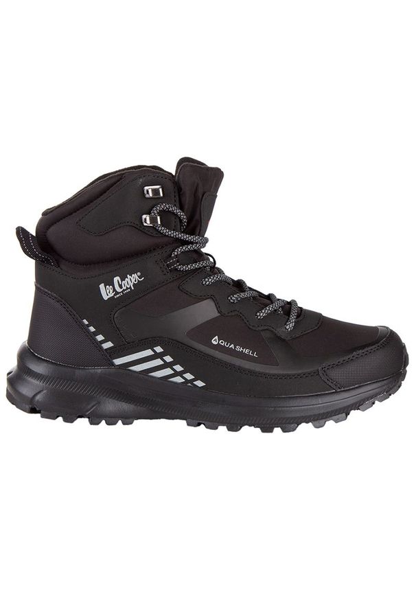 Buty Lee Cooper LCJ-24-01-2933MA - czarne. Zapięcie: sznurówki. Kolor: czarny. Materiał: materiał, polar, syntetyk, guma. Szerokość cholewki: normalna. Sezon: jesień, zima