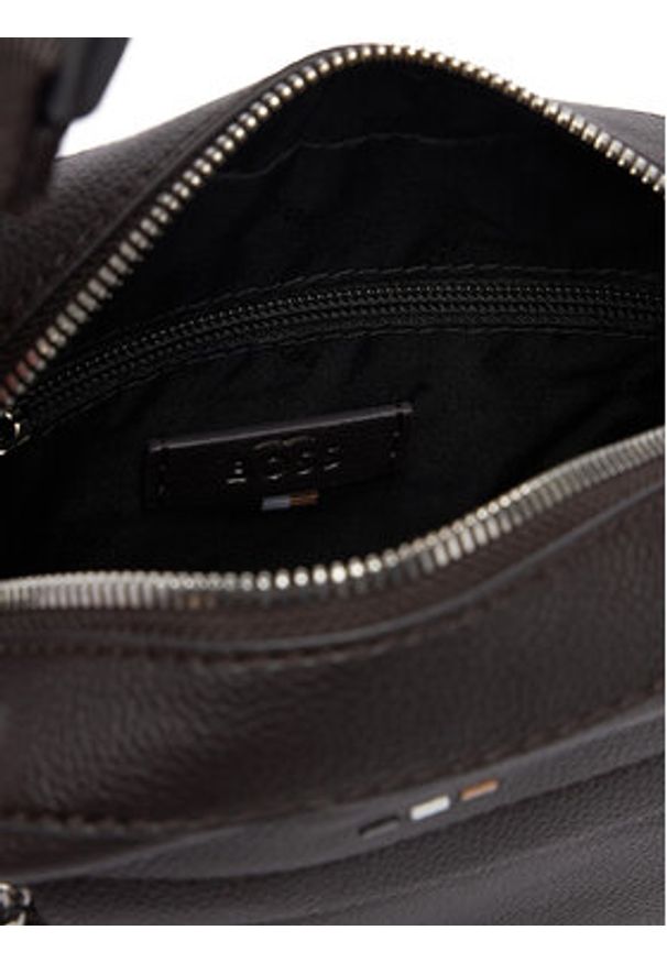 BOSS Saszetka 50536475 Brązowy. Kolor: brązowy. Materiał: skóra