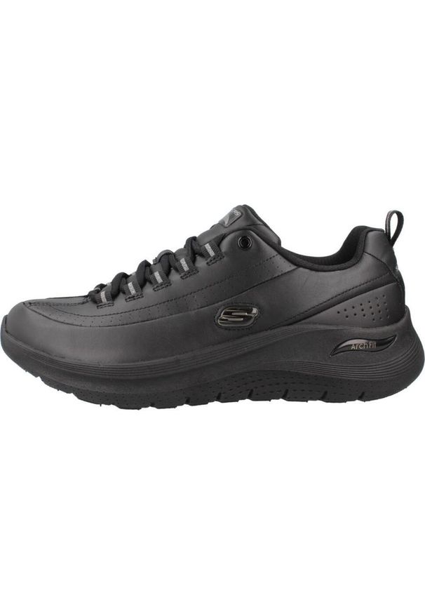 skechers - SKECHERS Sneaker ZWART 36 (Z1052). Zapięcie: sznurówki. Kolor: czarny. Materiał: materiał. Szerokość cholewki: normalna. Sport: turystyka piesza