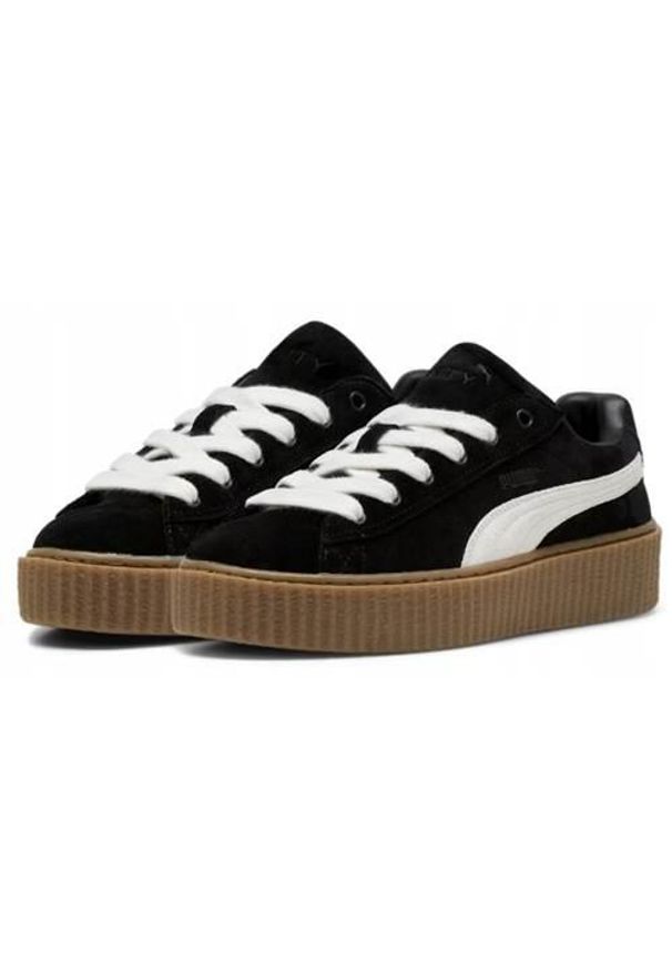 Buty do chodzenia damskie Puma Creeper Phatty. Kolor: czarny. Materiał: zamsz. Szerokość cholewki: normalna. Sport: turystyka piesza