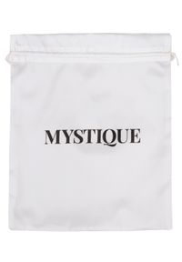 MYSTIQUE SHOES - Białe klapki z kryształami. Kolor: biały. Wzór: aplikacja. Sezon: lato. Styl: elegancki #6