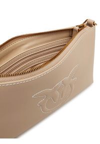 Pinko - PINKO Torebka Flat Horizontal Mini PE 25 PCPL 104277 A2AN Beżowy. Kolor: beżowy. Materiał: skórzane #4
