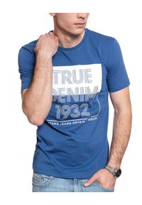 Mustang - MĘSKI T-SHIRT MUSTANG Alex C Print 1009006 5235. Wzór: nadruk #2