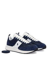 Polo Ralph Lauren Sneakersy Train 89 809P07284003 Granatowy. Kolor: niebieski. Materiał: skóra, zamsz #2