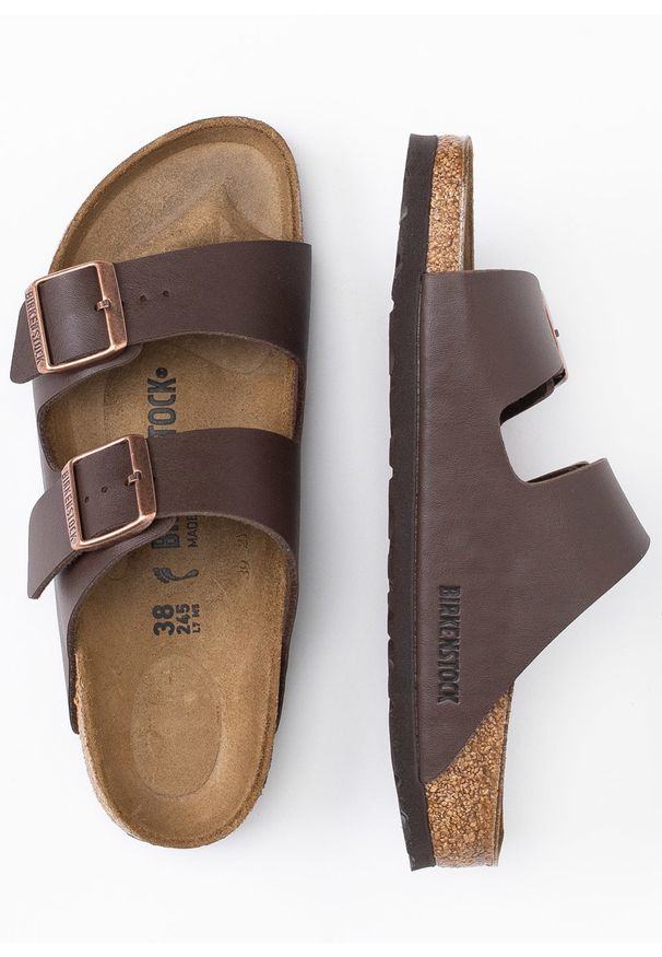 Birkenstock Arizona BS Klapki damskie. Kolor: brązowy. Sezon: lato. Styl: młodzieżowy, sportowy
