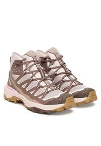 salomon - Salomon Trekkingi X Ultra 360 Edge Mid Gore-Tex L47982000 Brązowy. Kolor: brązowy. Materiał: materiał #5