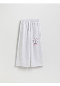 Reserved - Dresy Mimi & Neko - jasnoszary. Kolor: szary. Materiał: dresówka #1