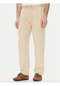 Marciano Guess Spodnie materiałowe 5GHB03 2310Z Beżowy Regular Fit. Kolor: beżowy. Materiał: syntetyk