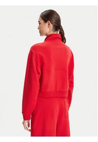 Hugo - HUGO Bluza Dorata_B 50542972 Czerwony Loose Fit. Kolor: czerwony. Materiał: bawełna #3