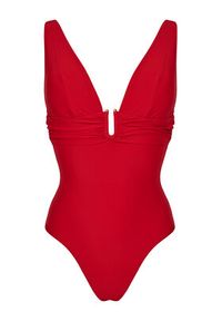 Hunkemöller Strój kąpielowy Shaping Luna 301359 Czerwony. Kolor: czerwony. Materiał: syntetyk #3