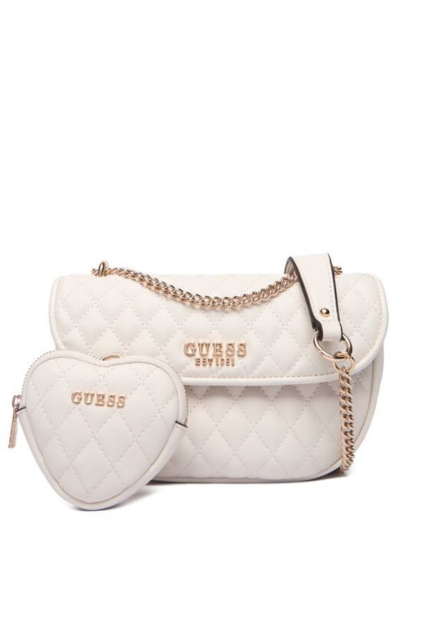 Guess Torebka Atabey HWQG98 94210 Écru. Materiał: skórzane