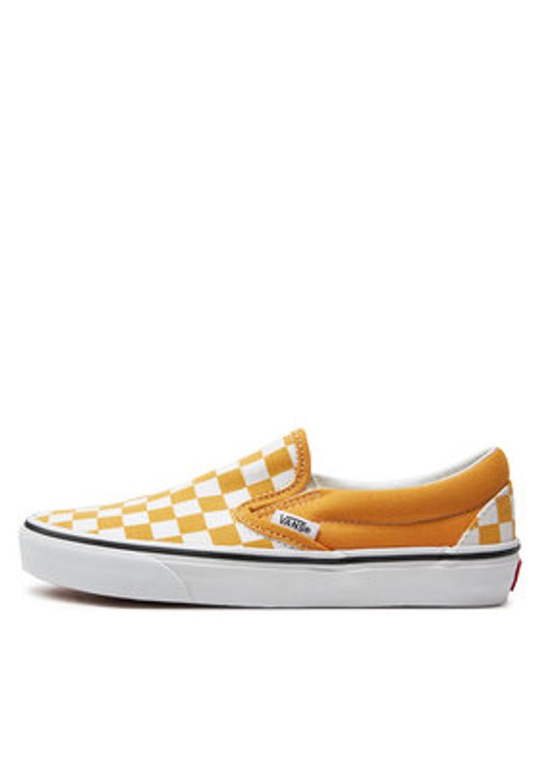 Vans Tenisówki Classic Slip-On VN000BVZLSV1 Żółty. Zapięcie: bez zapięcia. Kolor: żółty. Materiał: materiał