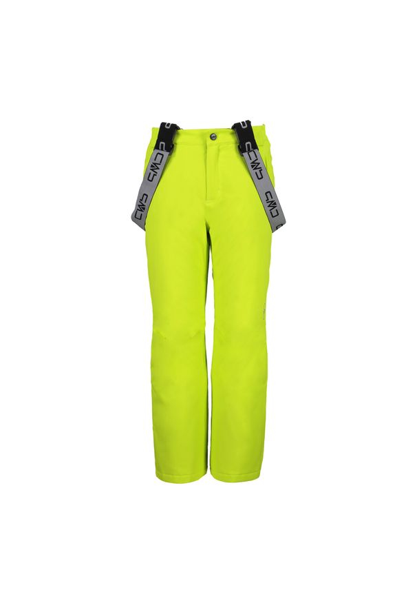 Spodnie dziecięce narciarskie CMP 3W15994. Kolor: żółty, czarny, wielokolorowy, zielony. Sezon: zima. Sport: narciarstwo