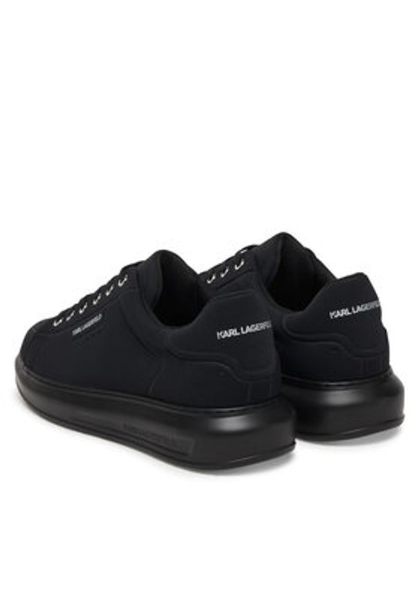 Karl Lagerfeld - KARL LAGERFELD Sneakersy Kapri KL52586 Czarny. Kolor: czarny. Materiał: materiał