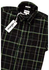 Wrangler - WRANGLER SS 1PKT SHIRT KOSZULA MĘSKA MATERIAŁOWA FADED BLACK W5860B8V6. Materiał: materiał #3