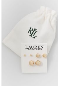 Lauren Ralph Lauren - Kolczyki (3-pack). Materiał: metalowe. Kolor: złoty #4