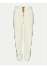 Pieces Spodnie dresowe Chilli 17121099 Beżowy Regular Fit. Kolor: beżowy. Materiał: bawełna #6