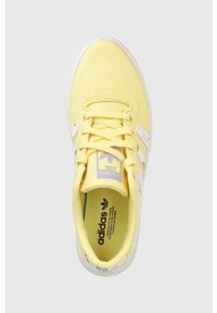adidas Originals tenisówki Bryony damskie kolor żółty. Nosek buta: okrągły. Zapięcie: sznurówki. Kolor: żółty. Materiał: guma