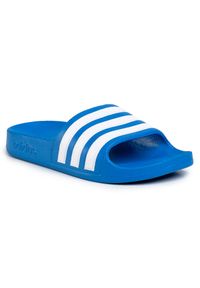 Adidas - Klapki adidas. Kolor: niebieski