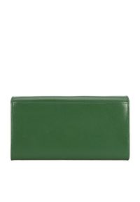Wittchen - Damski portfel z gładkiej skóry poziomy zielony. Kolor: zielony. Materiał: skóra. Wzór: gładki #3