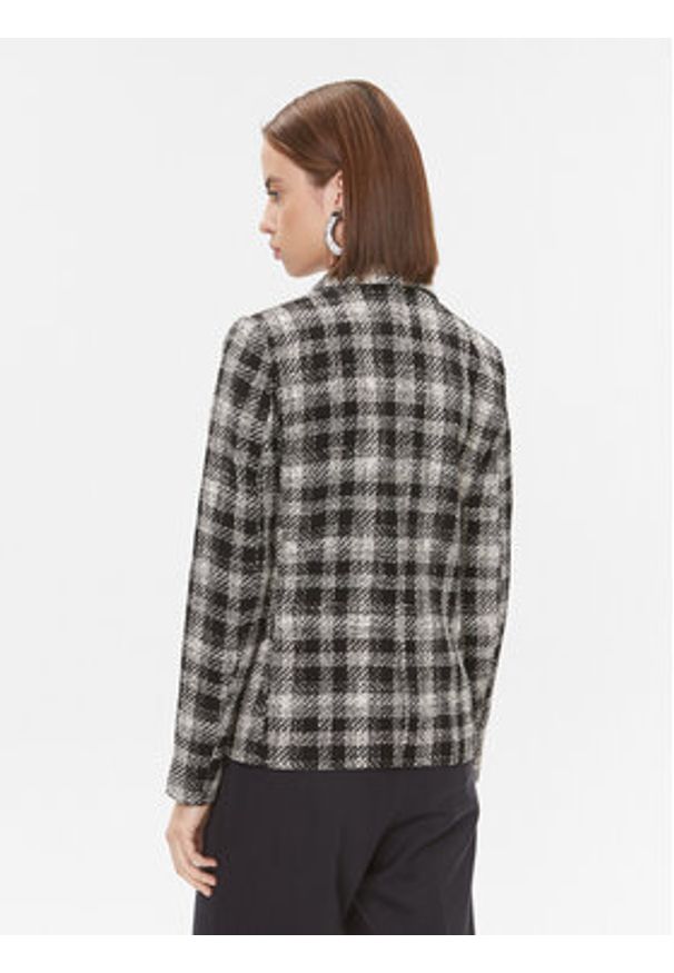 Morgan Marynarka 232-VEZA.F Czarny Slim Fit. Kolor: czarny. Materiał: bawełna