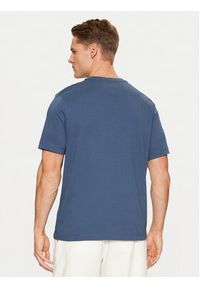 TOMMY HILFIGER - Tommy Hilfiger T-Shirt Script Logo Tee MW0MW33691 Niebieski Regular Fit. Kolor: niebieski. Materiał: bawełna #2