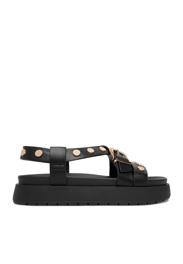 DeeZee Sandały CEO-HY69916-11 Czarny. Kolor: czarny. Materiał: skóra