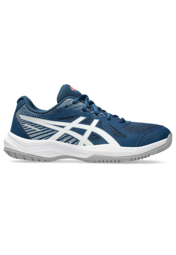 Buty halowe Asics Upcourt 6 GS. Okazja: na uczelnię. Kolor: niebieski. Sport: bieganie