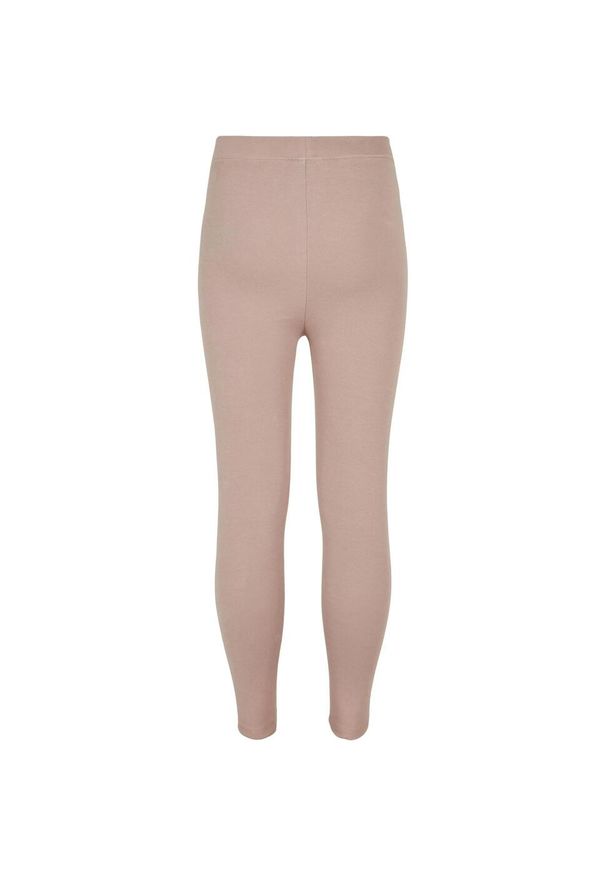 Urban Classics - Legginsy Dla Dziewczynki Jersey Z Wysokimi Stanami. Stan: podwyższony. Kolor: różowy. Materiał: jersey