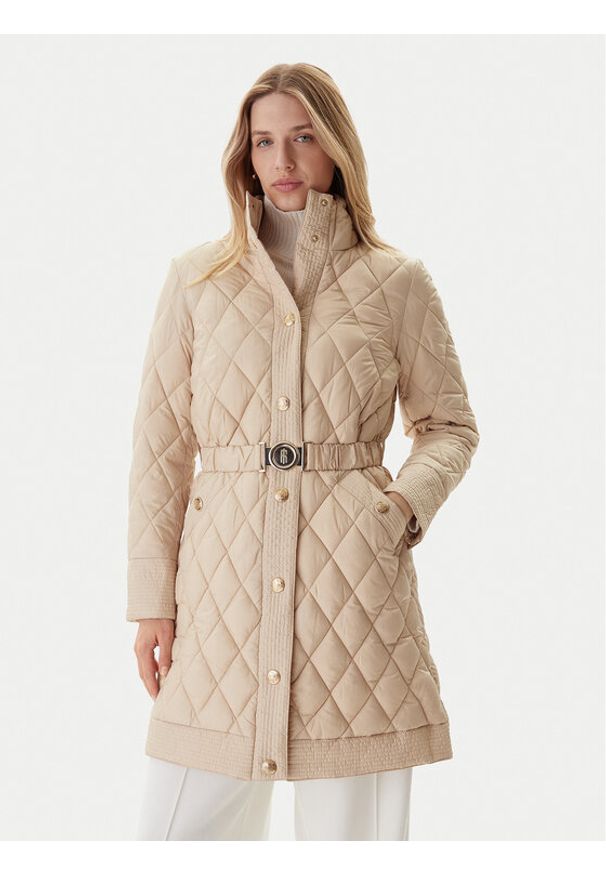 Fracomina Kurtka przejściowa FR25WC3004O45301 Beżowy Regular Fit. Kolor: beżowy. Materiał: syntetyk