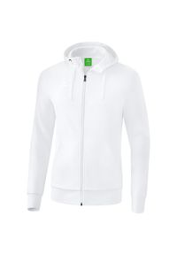 ERIMA - Bluza z kapturem Erima Basic. Typ kołnierza: kaptur. Kolor: biały. Sezon: zima, jesień