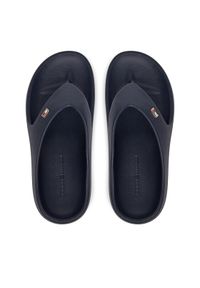 TOMMY HILFIGER - Tommy Hilfiger Japonki Th Comfort Beach Sandal FW0FW08522 Granatowy. Kolor: niebieski