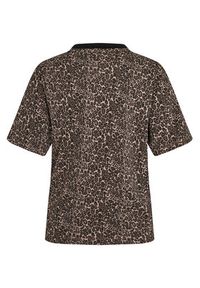 Reebok T-Shirt Elizieta RK25710CCW Brązowy Regular Fit. Kolor: brązowy. Materiał: bawełna #6
