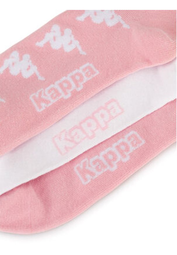 Kappa Skarpety długie KR_SUPERT_SS25 (3-PACK) Różowy. Kolor: różowy. Materiał: bawełna
