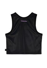 Mitchell & Ness - Damska koszulka crop Lakers big face 4.0. Kolor: czarny. Sport: koszykówka #2
