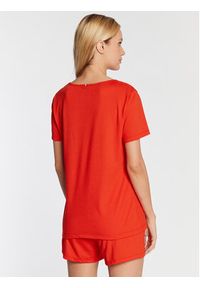 Le Coq Sportif T-Shirt 2220324 Czerwony Regular Fit. Kolor: czerwony. Materiał: syntetyk #3