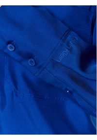 Calvin Klein Koszula Silk Relaxed Collarless K20K205207 Niebieski Relaxed Fit. Kolor: niebieski. Materiał: jedwab #4