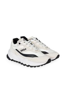 DSQUARED2 - Dsquared2 Sneakersy | SNM022901605495 | Mężczyzna | Czarny, Biały. Kolor: czarny, biały, wielokolorowy. Materiał: skóra