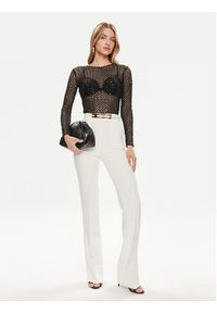 Elisabetta Franchi Body BO-014-42E2-6001 Czarny Slim Fit. Kolor: czarny. Materiał: syntetyk #4