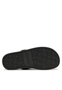 Calvin Klein Sandały Flat Adj Tp Eyelet HW0HW02349 Czarny. Kolor: czarny. Materiał: skóra