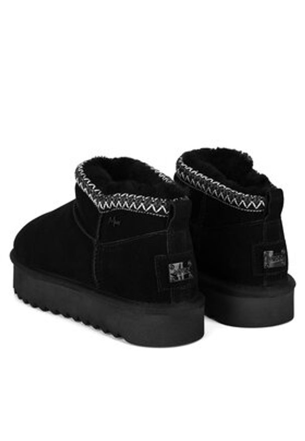 MEXX Śniegowce MICH2003843W Czarny. Kolor: czarny. Materiał: zamsz, skóra