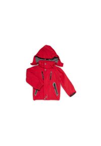 PEAK MOUNTAIN - Dziecięca kurtka softshellowa Peak Mountain Ecilo. Kolor: czerwony #1