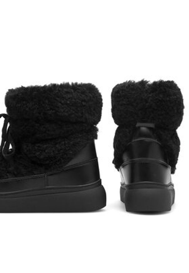 DeeZee Śniegowce LORRAINE N10386 Czarny. Kolor: czarny. Materiał: materiał