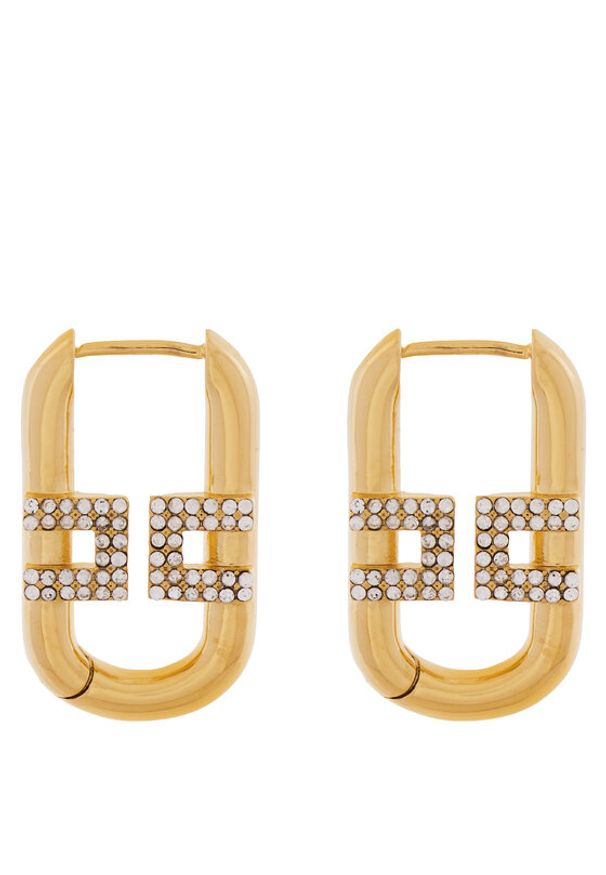 Elisabetta Franchi Kolczyki OR-20A-52E2-V200 Złoty. Materiał: metalowe. Kolor: złoty