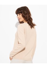 CAPPELLINI - Beżowy sweter z wełny i kaszmiru. Kolor: beżowy. Materiał: wełna, kaszmir. Długość rękawa: długi rękaw. Długość: długie #3