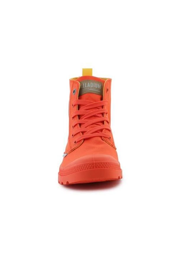 Buty do chodzenia męskie Palladium Pampa Monopop. Zapięcie: sznurówki. Kolor: czerwony. Materiał: syntetyk, tkanina, materiał. Szerokość cholewki: normalna. Sport: turystyka piesza