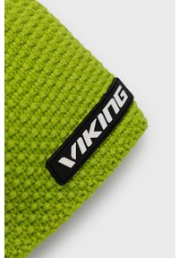 Viking czapka kolor zielony wełniana. Kolor: zielony. Materiał: wełna #3