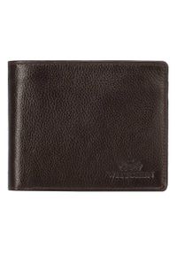 Wittchen - Męski portfel z RFID skórzany z dwoma suwakami z ochroną kart brązowy. Kolor: brązowy. Materiał: skóra #1